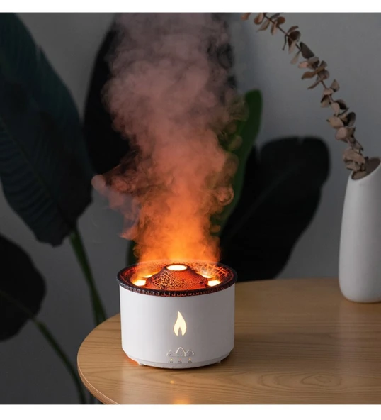 Hava Nemlendirici I Buhar Makinesi Volkanik Alev Aroma Difüzör ürün görseli 1