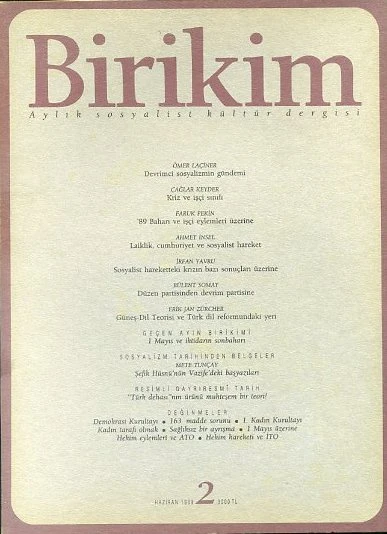 Birikim 2 Haziran 1989 ürün görseli 1