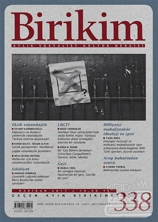 Birikim 338 Haziran 2017 ürün görseli 1