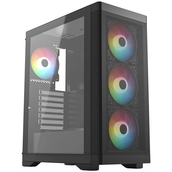 FRISBY 600W 80+ FC-9480G GAMING MID-TOWER PC KASASI ürün görseli 1