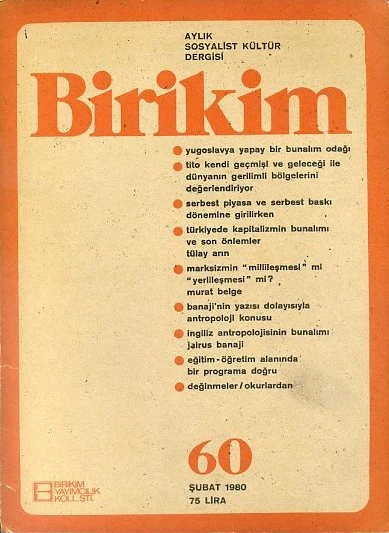 Birikim 60 Şubat 1980 ürün görseli 1