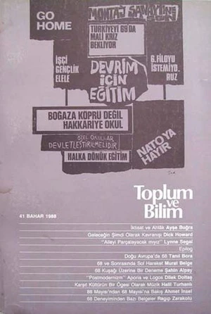 Toplum ve Bilim 41 Bahar 1988 ürün görseli 1