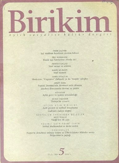 Birikim 5 Eylül 1989 - Resim 2