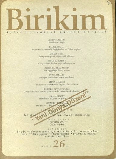 Birikim 26 Haziran 1991 ürün görseli 1