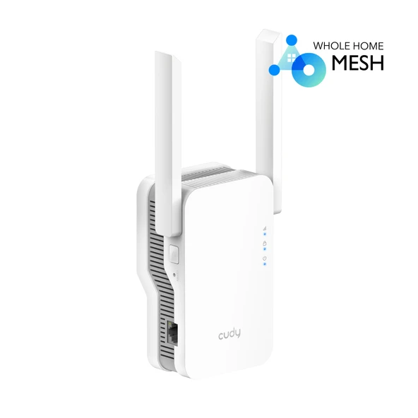 CUDY RE1800 AX1800 2.4GHz/5GHz 1800Mbps AP/RE Gigabit MU-MIMO Kablosuz Wi-Fi 6 Menzil Genisletici ürün görseli 1
