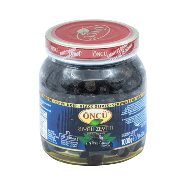 Öncü (261-320) M-S Siyah Zeytin 1 kg ürün görseli 1