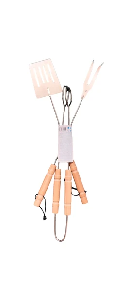 AHŞAP SAPLI BARBEKÜ SETİ ürün görseli 1