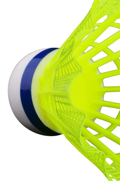 Wilson Dropshot 3 CLAMSHEL YE Sarı Badminton Topu WRT6048YE ürün görseli 1