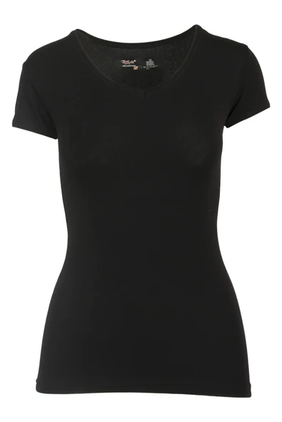 Looksense Bsm Kadın Modal V Yaka Kısa Kol Body 46543 ürün görseli 1