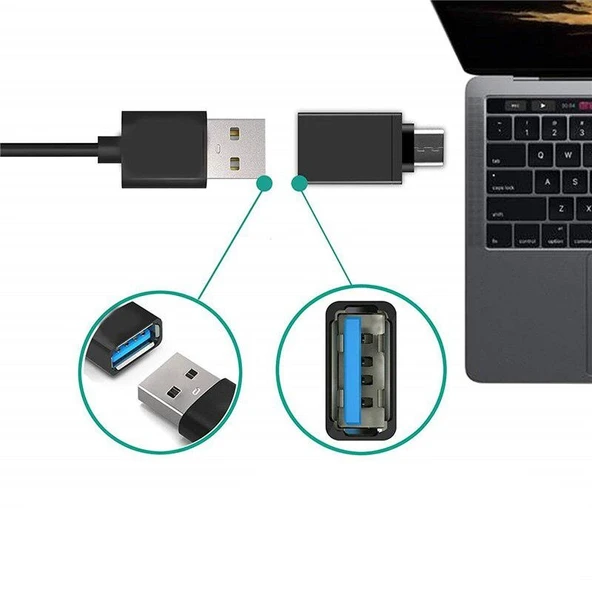 CODEGEN CDG-CNV35 TYPE-C - USB 3.0 Görüntü Adaptörü Siyah - Resim 2