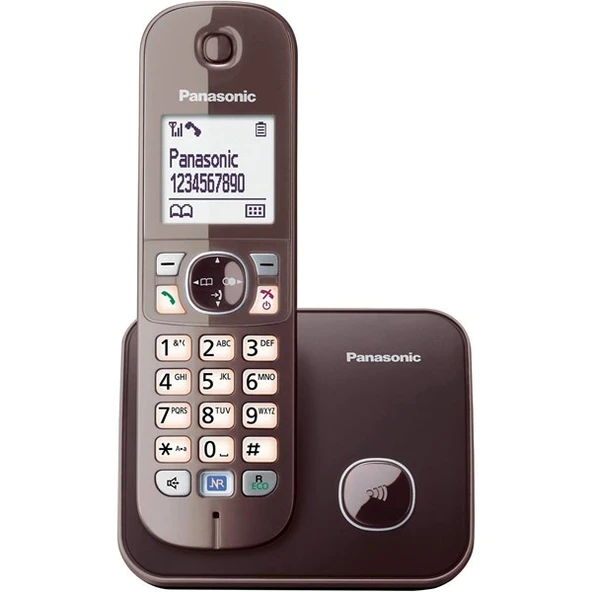 PANASONIC KX-TG-6811 Kablosuz LCD Ekranlı Telefon Siyah ürün görseli 1