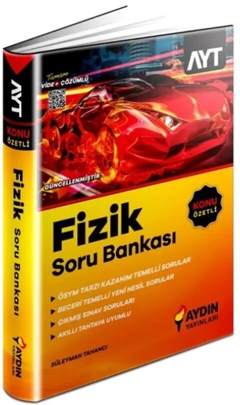 AYT Fizik Konu Özetli Soru Bankası Aydın Yayınları ürün görseli 1