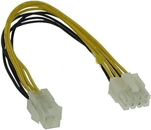 4 Pin To 8 Pin Güç Çevirici Power Supply Çevirici Kablosu 20 cm 4261 ürün görseli 1