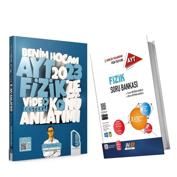 Benim Hocam 2023 AYT Fizik Konu ve Hız Renk Soru Bankası Seti 2 Kitap ürün görseli 1