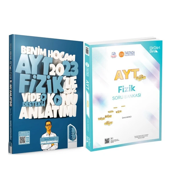 Benim Hocam 2023 AYT Fizik Konu ve Üç Dört Beş Soru Bankası Seti 2 Kitap ürün görseli 1
