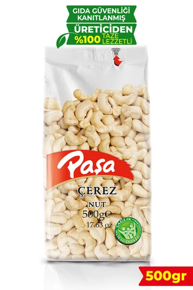Paşa Kuruyemiş Çiğ Kaju Fıstığı 500 gr ürün görseli 1