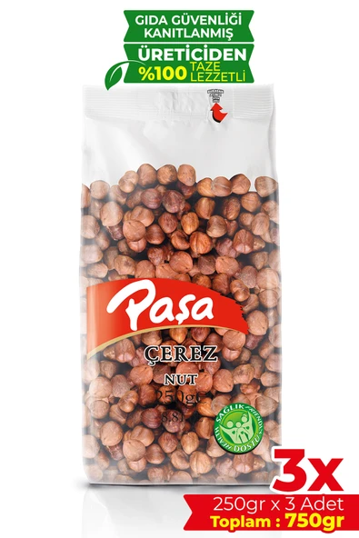 Paşa Kuruyemiş Çiğ Fındık İçi 250 gr X 3 Adet (750 gr) ürün görseli 1