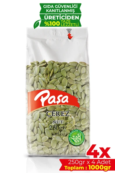Paşa Kuruyemiş Çiğ İç Kabak Çekirdeği 250 gr X 4 Adet (1 kg) ürün görseli 1