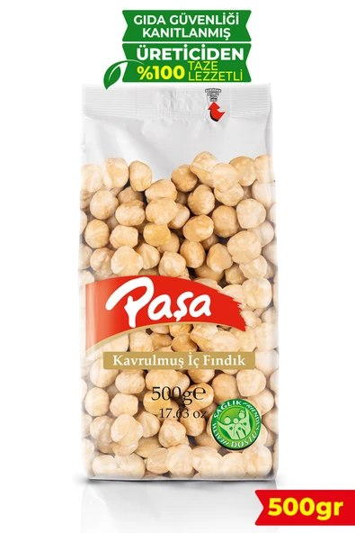 Paşa Kuruyemiş Kavrulmuş Fındık İçi 500 gr ürün görseli 1