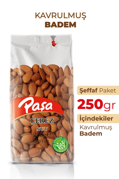 Paşa Kuruyemiş Kavrulmuş Badem 250 gr ürün görseli 1