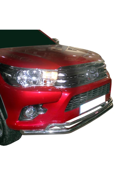 Toyota Hilux Ön Krom Koruma Bıyık Paslanmaz Çelik ürün görseli 1