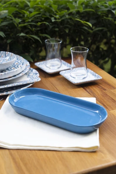 Bluen Oval Sunum Tabağı - Resim 2
