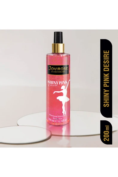 Jovirose Shiny Pink Desire Vücut Spreyi 200 ML ürün görseli 1