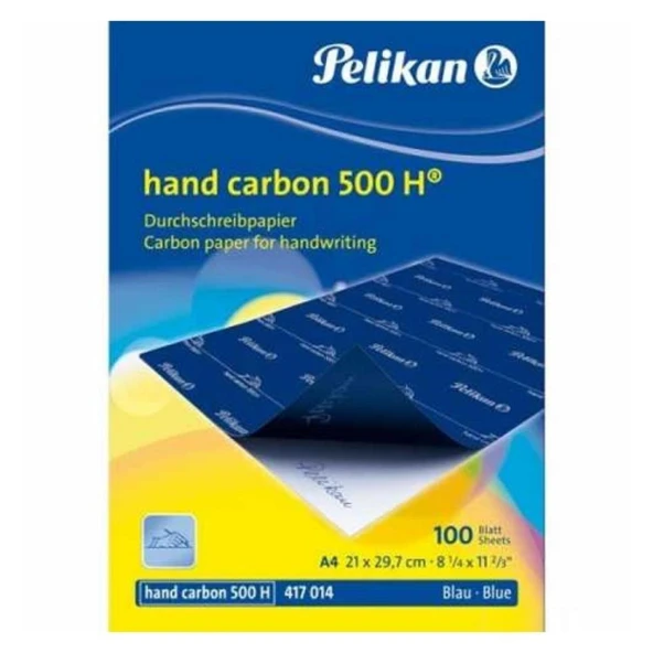 PELIKAN KARBON KAGIDI  MAVI 100 LU (500 H) ürün görseli 1