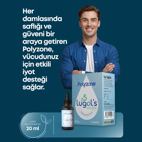 LUGOL'S SOLUTION %5 20 ML POLYZONE ürün görseli 1