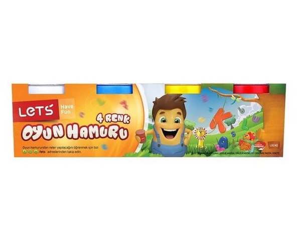 LETS 4 RENK 224 gr OYUN HAMURU (L8240) ürün görseli 1