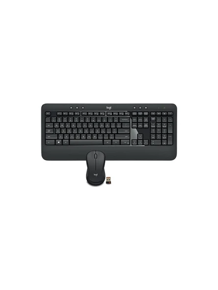 Logitech MK540 İngilizce Q Wireless Keyboard Laser Mouse Combo USB Unifying Klavye Ve Lazer Mouse Seti-Siyah ürün görseli 1