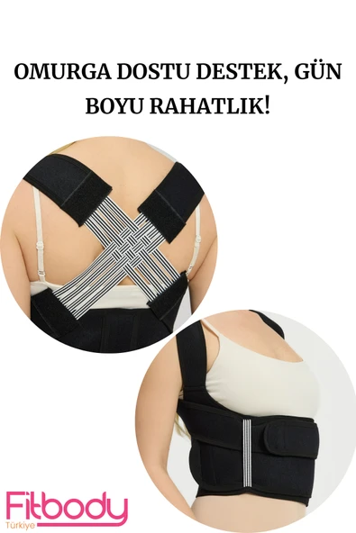 4 Kolonlu Dik Duruş Korsesi ürün görseli 1