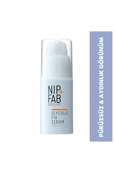 NIP+FAB Glycolic Pürüzsüz Ve Aydınlık Görünüm Fix Serum 30 Ml ürün görseli 1