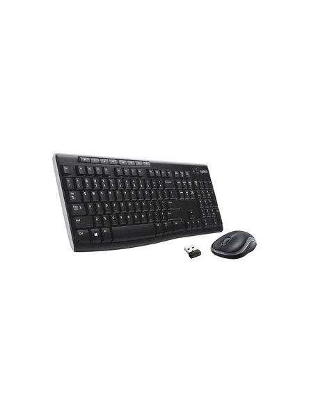 Logitech MK270 Kablosuz 2.4 Ghz Ingilizce Q Klavye ve Mouse Seti ürün görseli 1