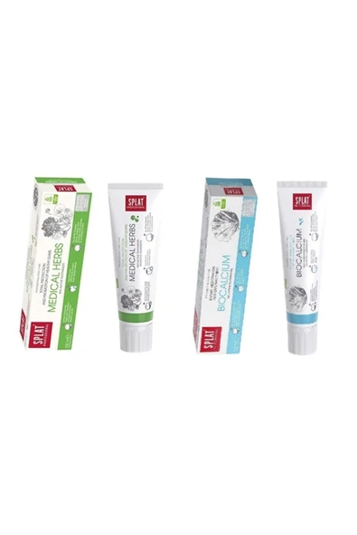 SPLAT Medıcal Herbs 100 Ml + Bıocalcıum 100 Ml Diş Macunu ürün görseli 1
