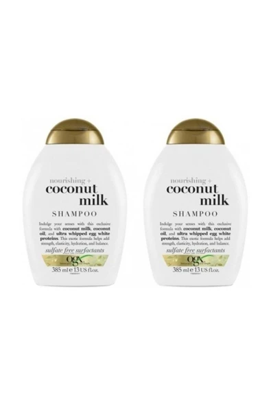 OGX Besleyici Coconut Milk Şampuan 385 ml x 2 Adet ürün görseli 1