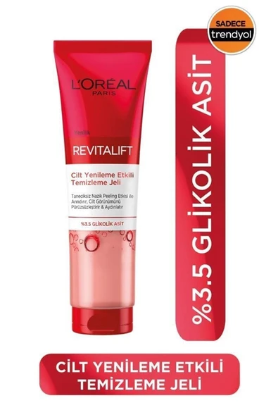 L'OREAL PARİS Al Revitalift Cilt Yenileme Etkili Temizleme Jeli 150 Ml- Glikolik Asit ürün görseli 1