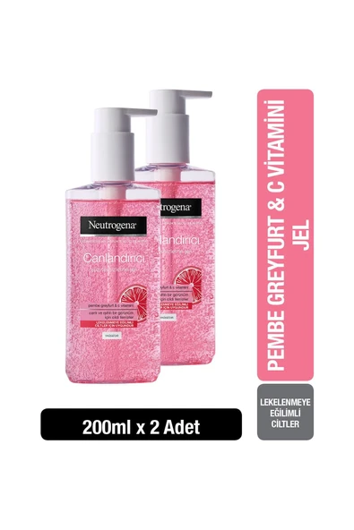 NEUTROGENA Vısıbly Clear Pembe Greyfurt Yüz Temizleme Jeli (2 Adet) ürün görseli 1