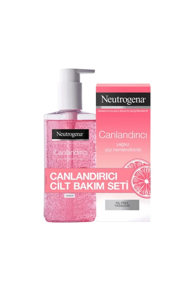NEUTROGENA Visibly Pembe Greyfurt Yüz Nemlendirici+temizleme Jeli 200+50 Ml ürün görseli 1