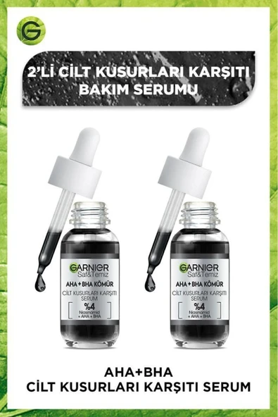 GARNİER Aha Bha Cilt Kusurları Karşıtı Serum %4 [niasinamid Peeling Etkili Aha Bha] 30 ml 2'li Set ürün görseli 1