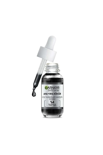GARNİER Black Serum AHA BHA - Anti-Skin Flaws, Peeling Effect - 30 ml DKÜRÜN1451 ürün görseli 1