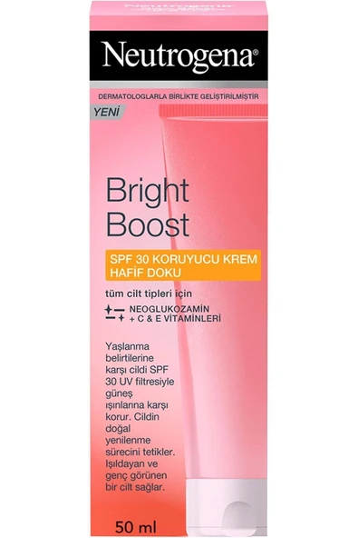 NEUTROGENA Bright Boost Spf30 Koruyucu Krem 50 Ml ürün görseli 1