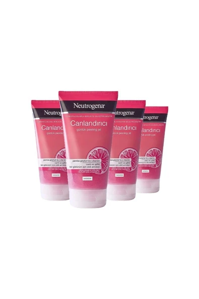 NEUTROGENA Canlandırıcı Peeling Pembe Greyfurt 150 Ml X 4 ürün görseli 1