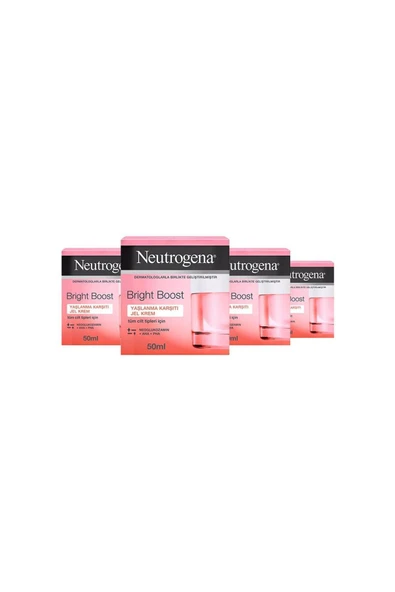 NEUTROGENA Bright Boost Yaşlanma Karşıtı Jel Krem 50 ml X 4 ürün görseli 1