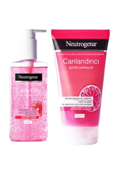 NEUTROGENA Canlandırıcı Pembe Greyfurt Jel 200 ml Pembe Greyfurt Günlük Peeling Jel 150 ml ürün görseli 1