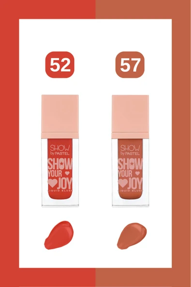 SHOW BY PASTEL Show Your Joy Liquid Blush Set - Likit Allık 52 + 57 ürün görseli 1