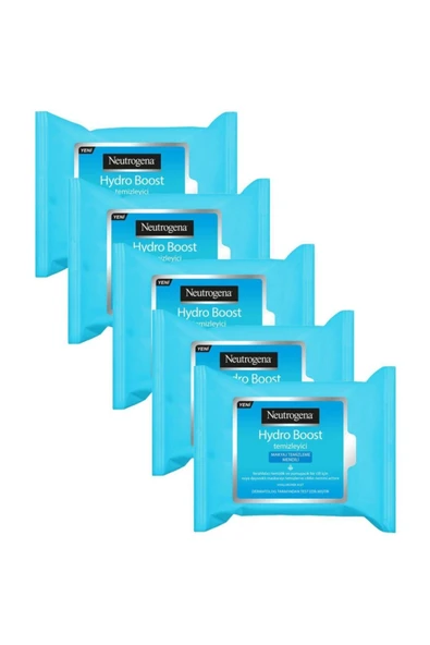 NEUTROGENA Hydro Boost Makyaj Temizleme Mendili 25 Adet X 5 Adet ürün görseli 1