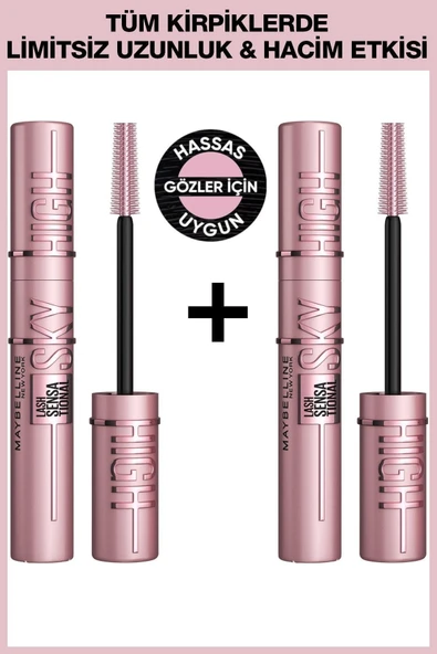 MAYBELLİNE NEW YORK Lash Sensational Sky High Maskara 2'li Set ürün görseli 1