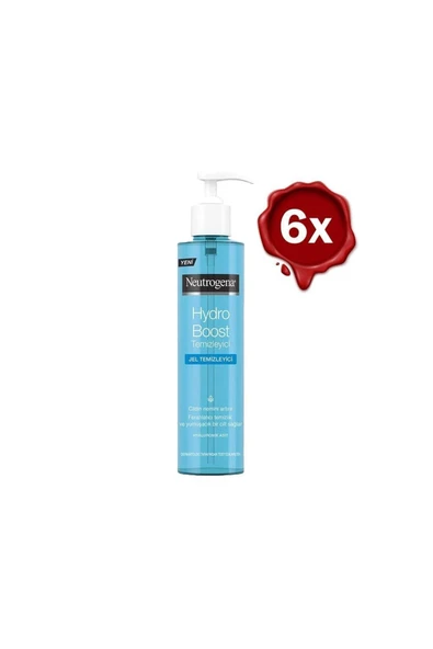 NEUTROGENA Hydro Boost Water Gel Temizleyici 200 Ml X 6 ürün görseli 1
