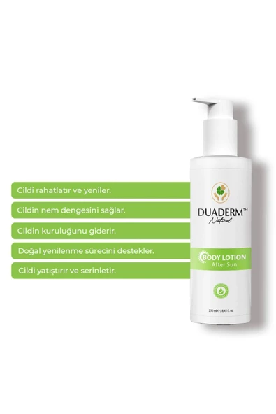 DUADERM Nemlendirici ve Onarıcı After Sun Vücut Losyonu 250ml ürün görseli 1